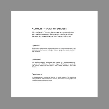 Goran Petković - AD125 - Tipografija