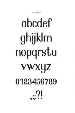 Sara Krstivojević - AD120 - Pismo