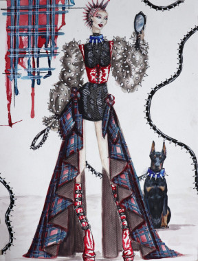 Elena Raosavljević - AD301 - Uvod u modnu ilustraciju 2