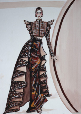 Elena Raosavljević - AD301 - Uvod u modnu ilustraciju 4