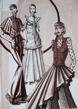 Elena Raosavljević - AD301 - Uvod u modnu ilustraciju 5