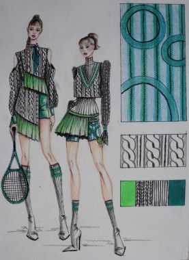 Elena Raosavljević - AD301 - Uvod u modnu ilustraciju 7