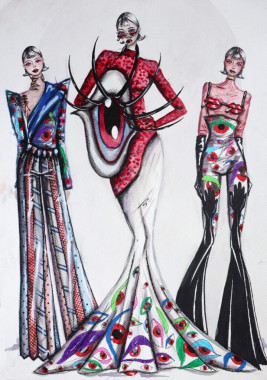 Elena Raosavljević - AD301 - Uvod u modnu ilustraciju 8