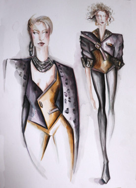 Emina Fetahović - AD301 - Uvod u modnu ilustraciju 4