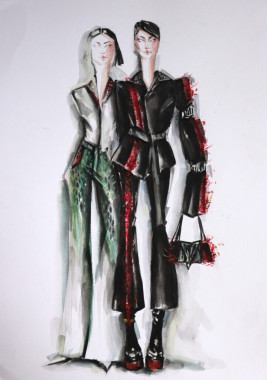 Emina Fetahović - AD301 - Uvod u modnu ilustraciju 6