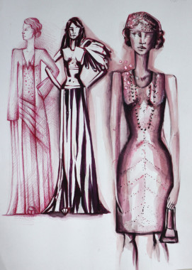 Emina Fetahović - AD301 - Uvod u modnu ilustraciju