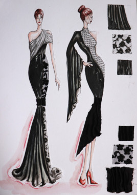 Jovana Gicelanović - AD301 - Uvod u modnu ilustraciju 4