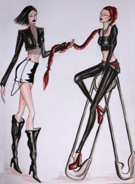 Jovana Gicelanović - AD301 - Uvod u modnu ilustraciju